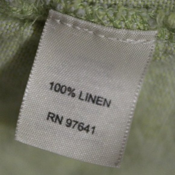 J. Jill 100% Linen green light jacket(684) - Picture 6 of 6
